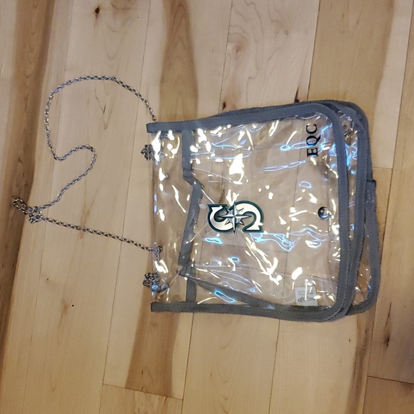 Seattle Mariners clear crossbody bag with chain strap - Picture 1 of 7